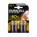 Duracell 4 Piles alcalines LR6/AA Duracell Plus Power